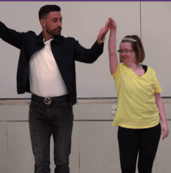 Jen and Giovanni for Stephs Packed Lunch 2022