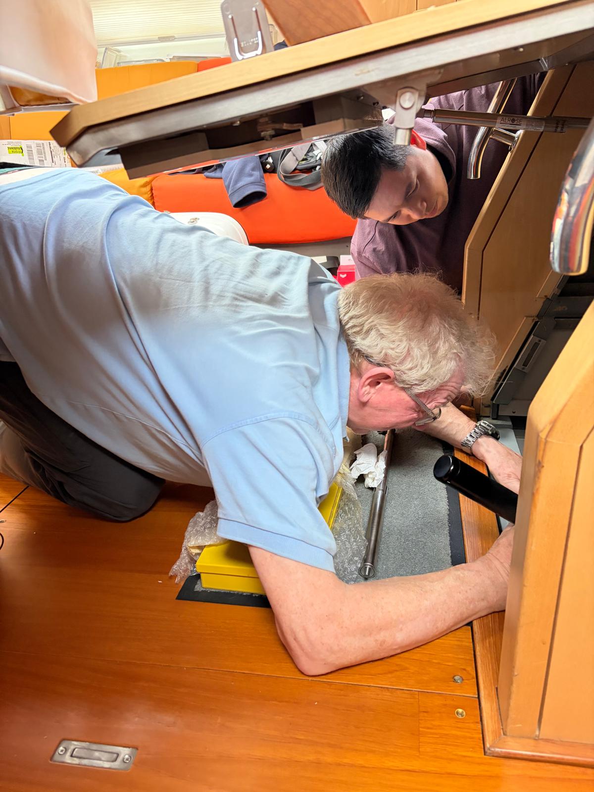 Maintenance before we set off January 2026